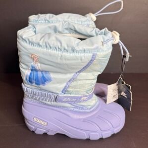 Disney x Sorel Kids  Size 1  Flurry Frozen II Elsa Snow Boots Winter